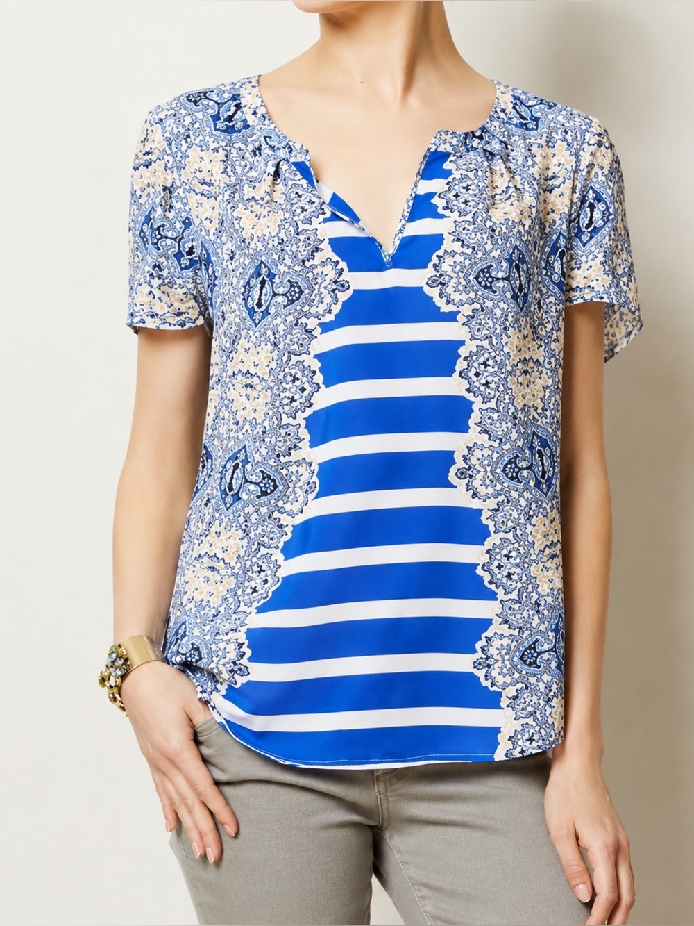 Maeve Archivist silk top, medium
